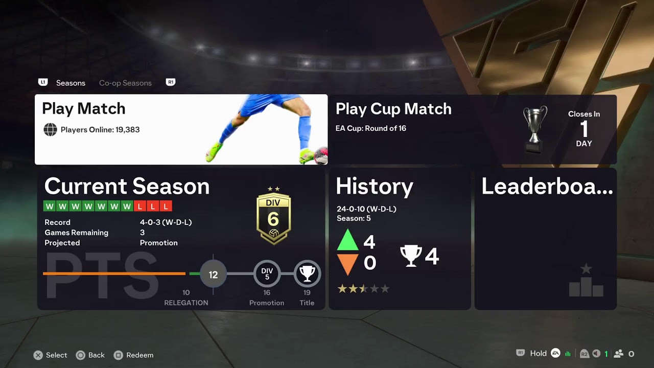 EAFC Ghana Road to Division 1