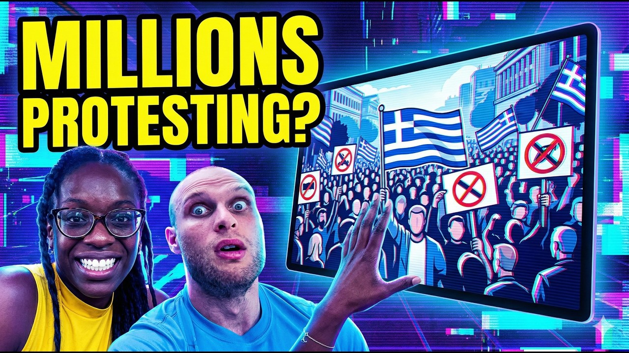 REACTION TO What Are Millions of Greeks Protesting About? | Easy Greek 231 | FIRST TIME WATCHING