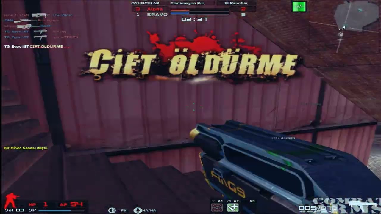 [CLAN WAR ] iTurkey Gaming VS Galactikos Stars ( HD )1080P #mertzengin #combatarmsclassic   #fps