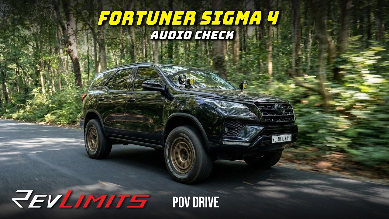 Toyota Fortuner Sigma 4 | Audio Check | 4K POV Drive | RevLimits