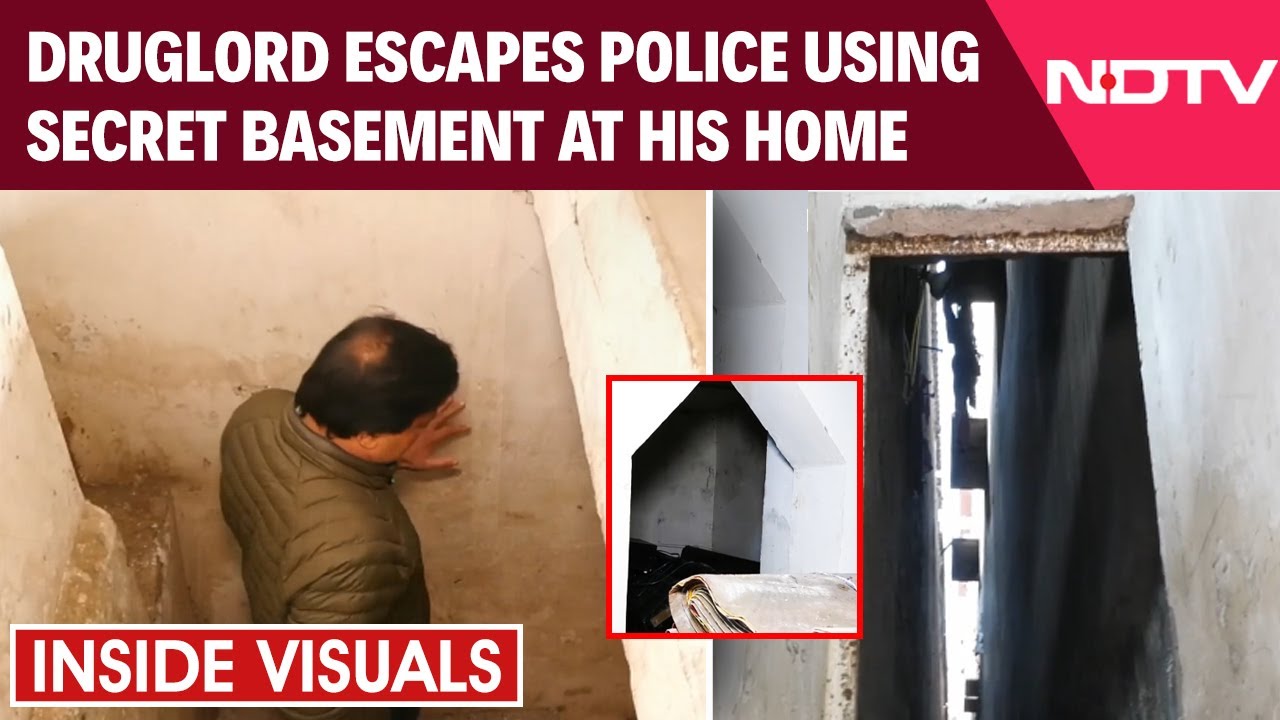 UP Drug Syndicate Kingpin Builds Secret Basement At Home, Uses It To Flee During Raid