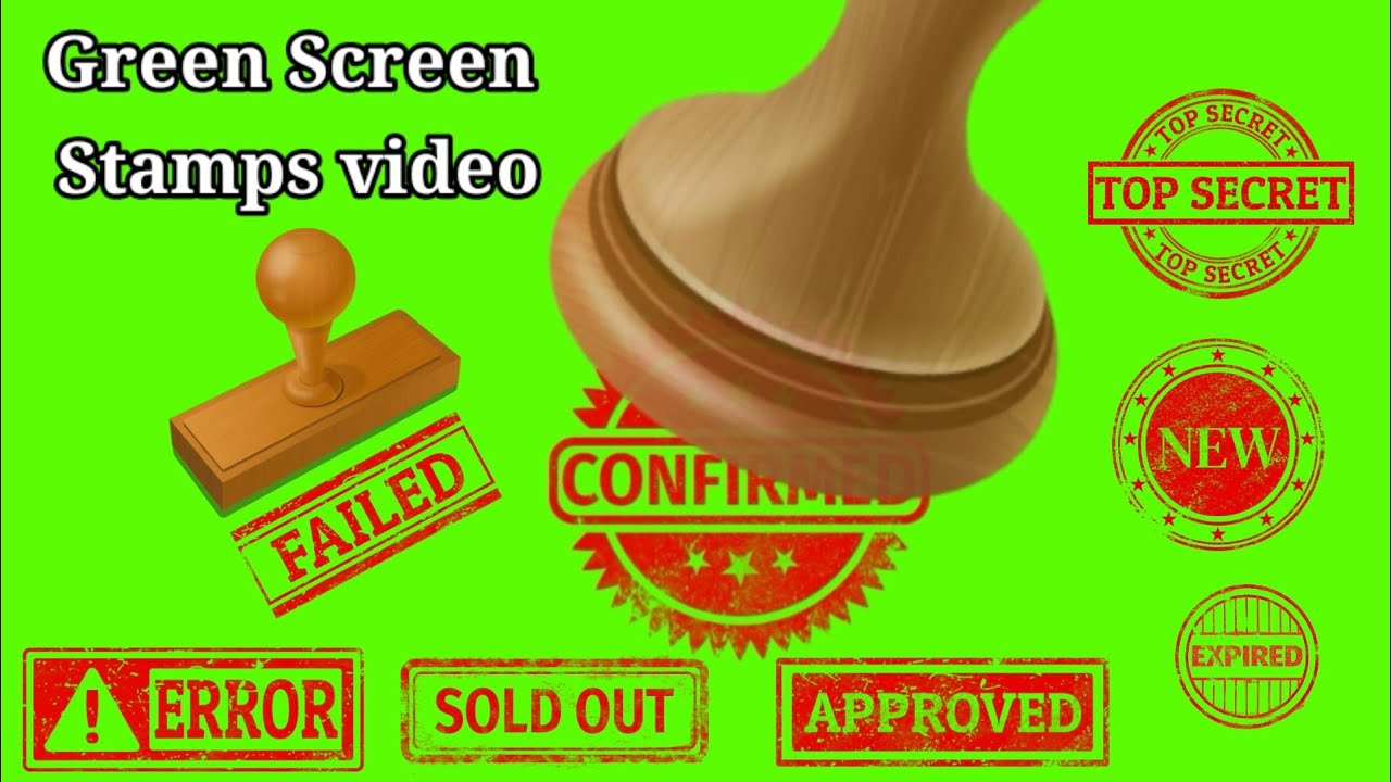 Green Screen Stamps Video || no copyright || Copyright free || Shorts video