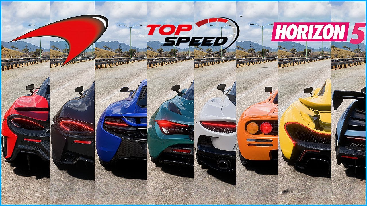 Forza Horizon 5 - Top 11 Fastest Mclaren Cars | Top Speed Battle (Upgrade)