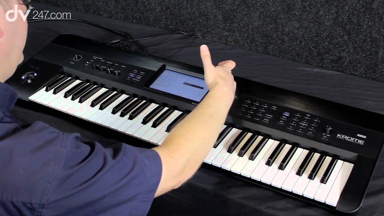 Korg Krome Workstation Synthesizer Demonstration