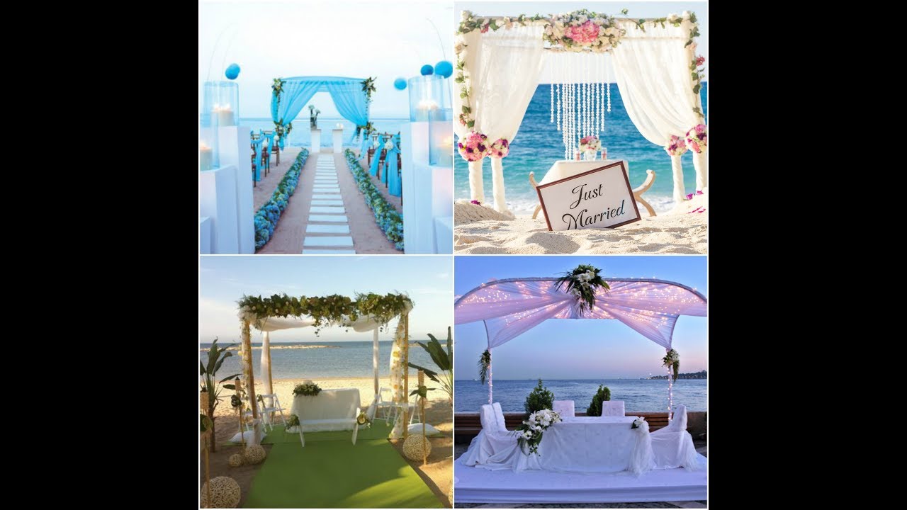 IMPRESIONANTES  IDEAS PARA UNA  BODA EN LA PLAYA.