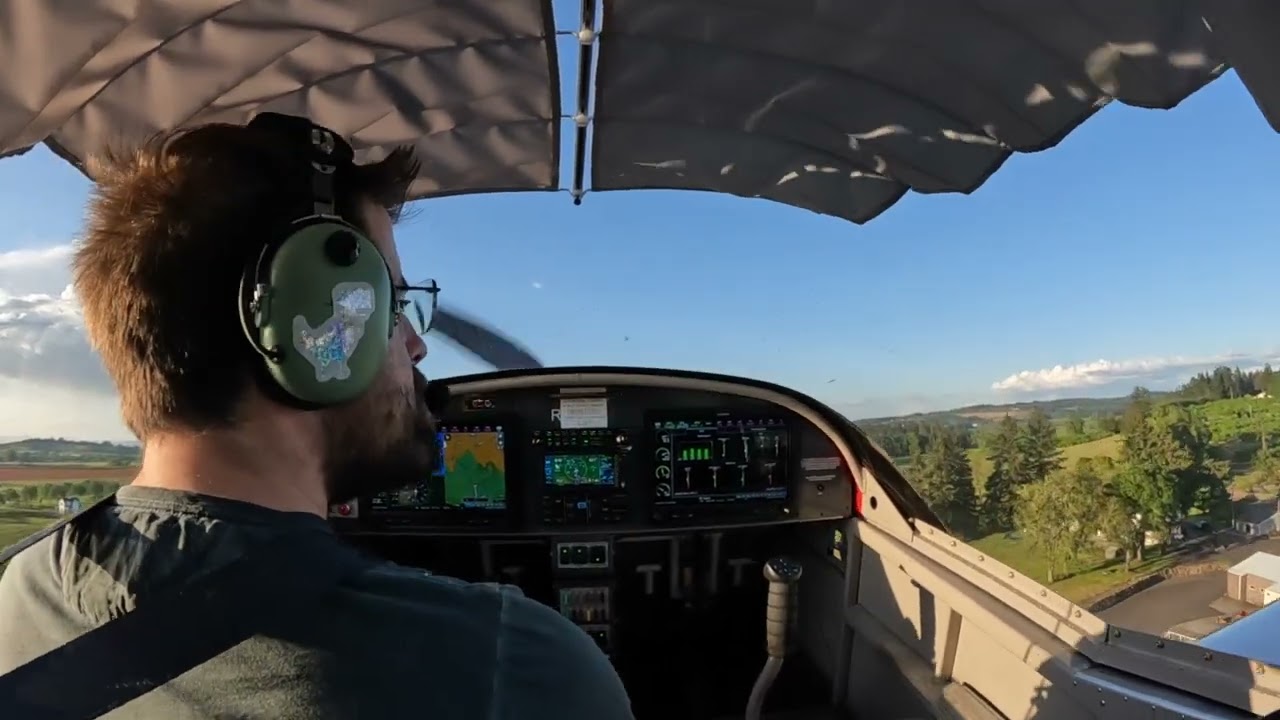 I couldn't land at Twin Oaks (home airport)