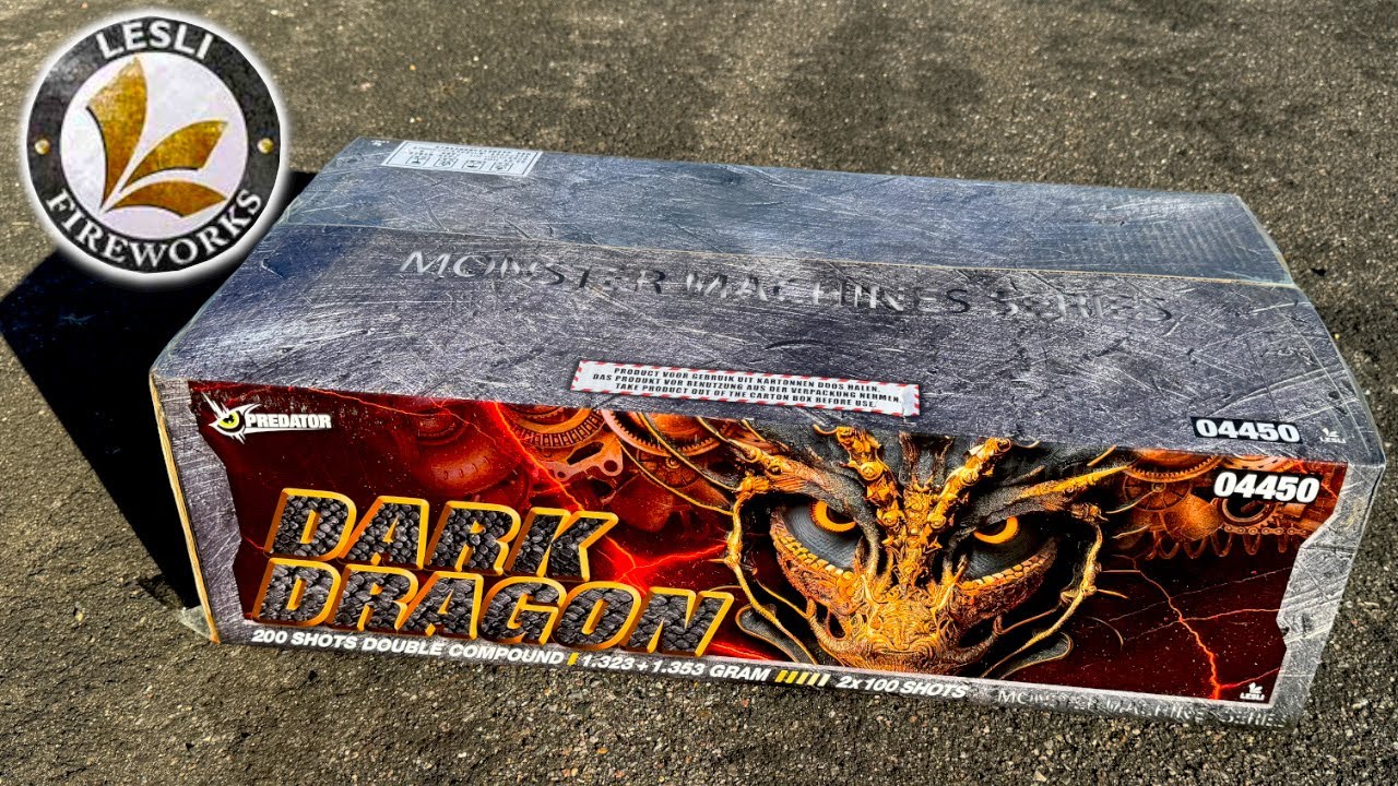 LESLI DARK DRAGON 2,5KG NEM  | VERBUNDFEUERWERK 💥 NEUHEIT 2024 (ca. 140€)