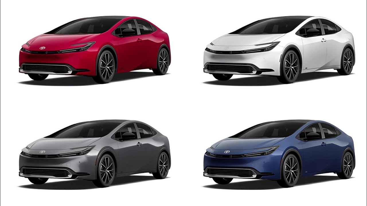 New TOYOTA PRIUS COLOURS (2023)! What's your favourite?