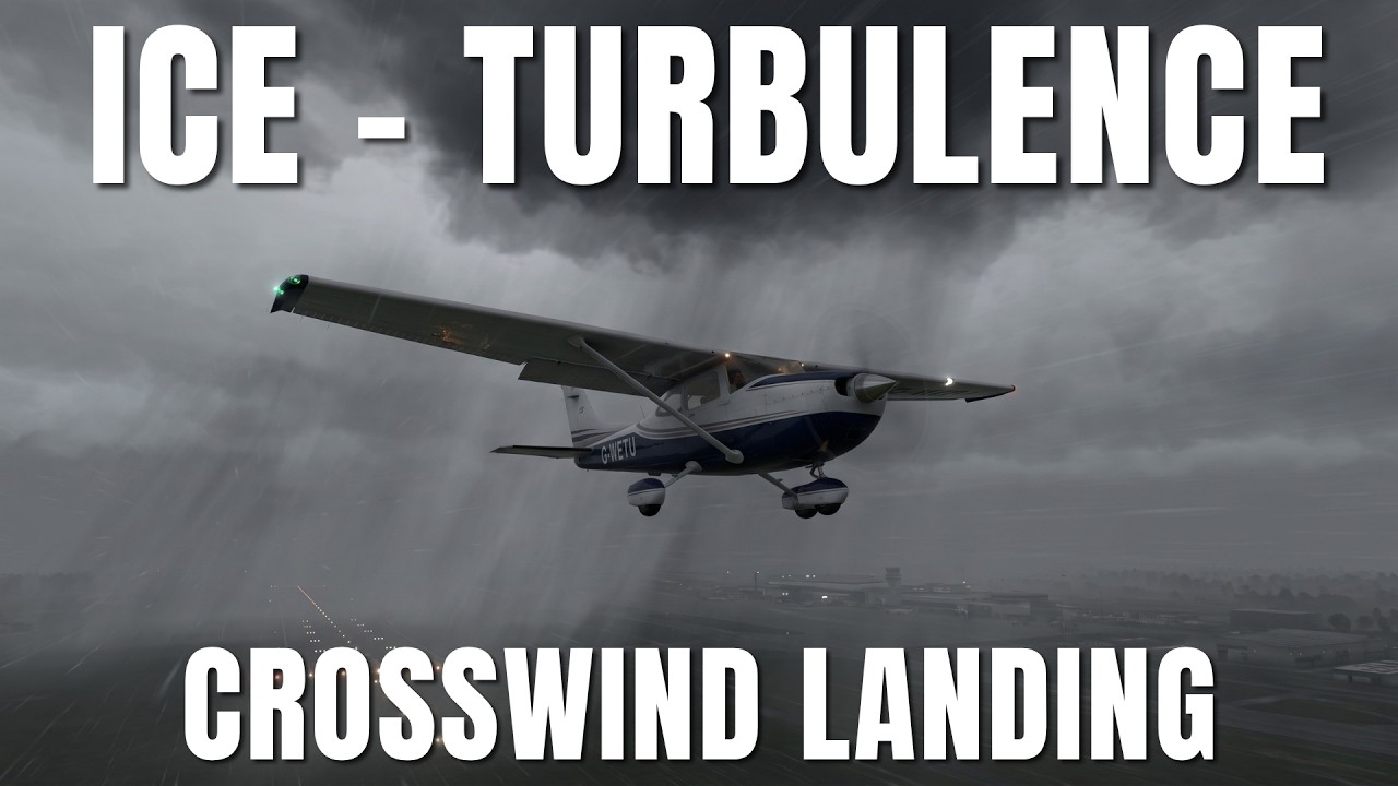 Bad weather IFR flight - icing, turbulence, and the landing!