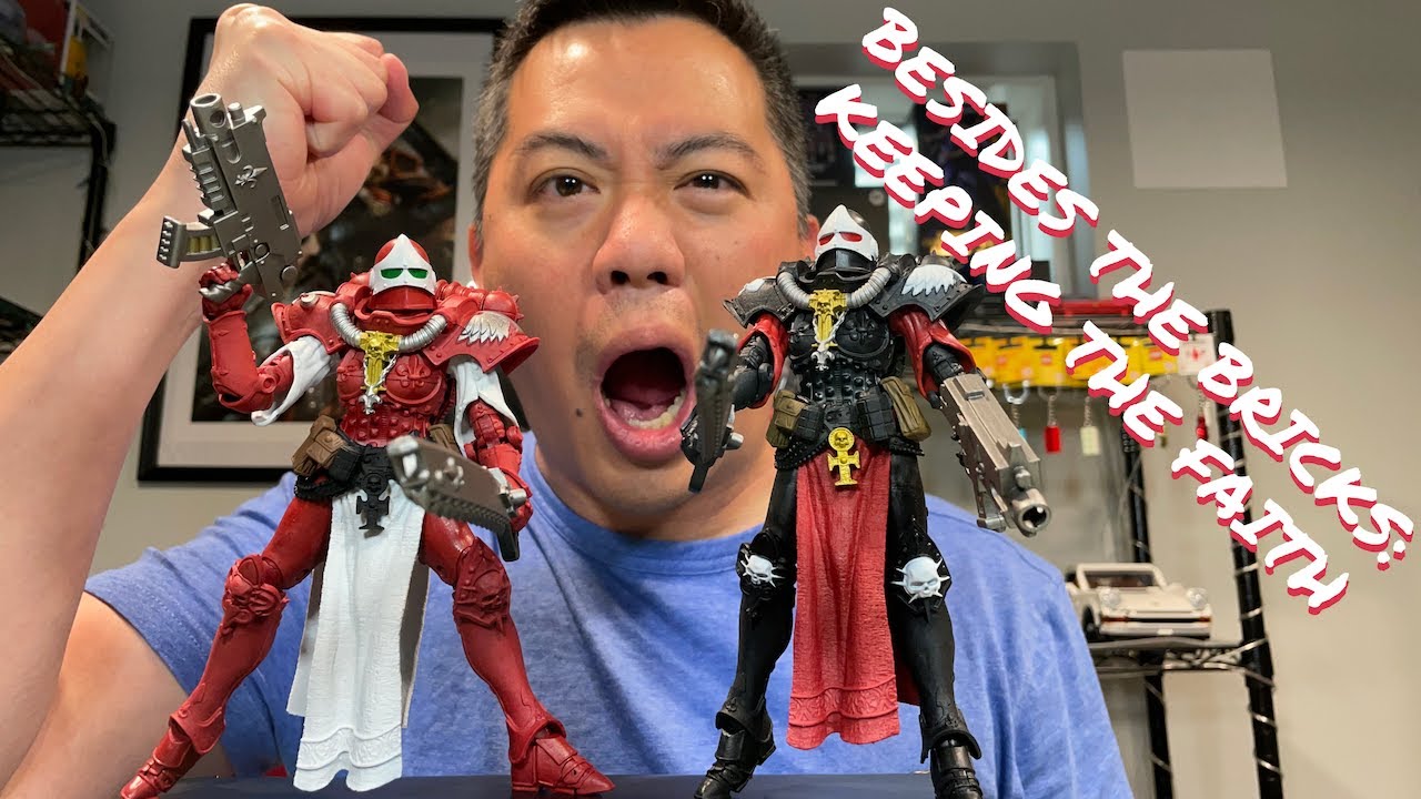 Unboxing & Review of McFarlane x Warhammer 40k Sisters of Battle Our Martyred Lady & Bloody Rose