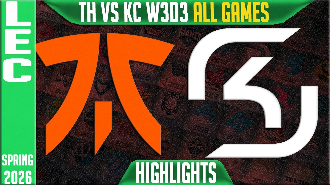 FNC vs SK Highlights ALL GAMES | LEC Spring 2026 W3D3 | Fnatic vs SK Gaming