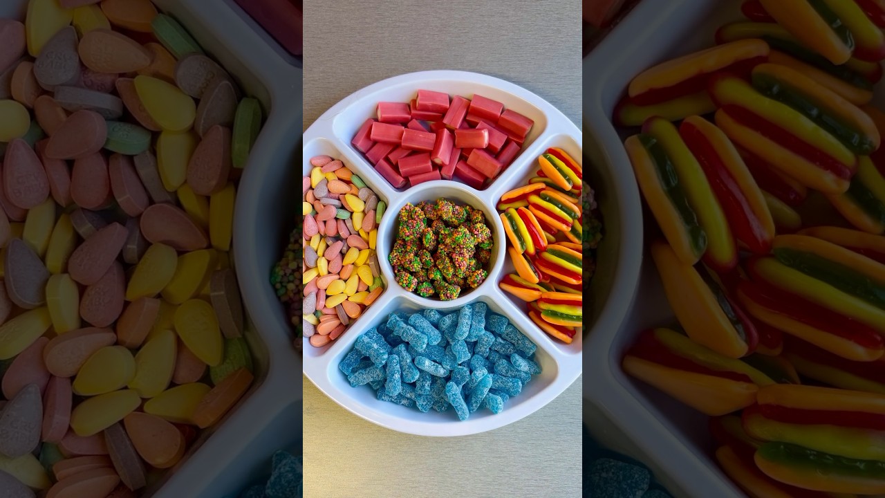 Our Most Popular Candy Platter Part 2! 🍭  Which one is your favorite?  #candy #asmr #shorts #short
