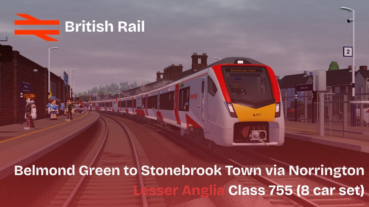 British Railway | Belmond Green to Stonebrook Town | Semi-Fast GA Class 755