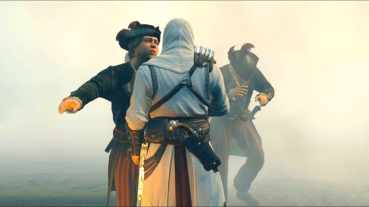 Assassin's Creed Unity Paris Night Stealth Kills with Legendary Assassin Arno & Altair `s Outfit