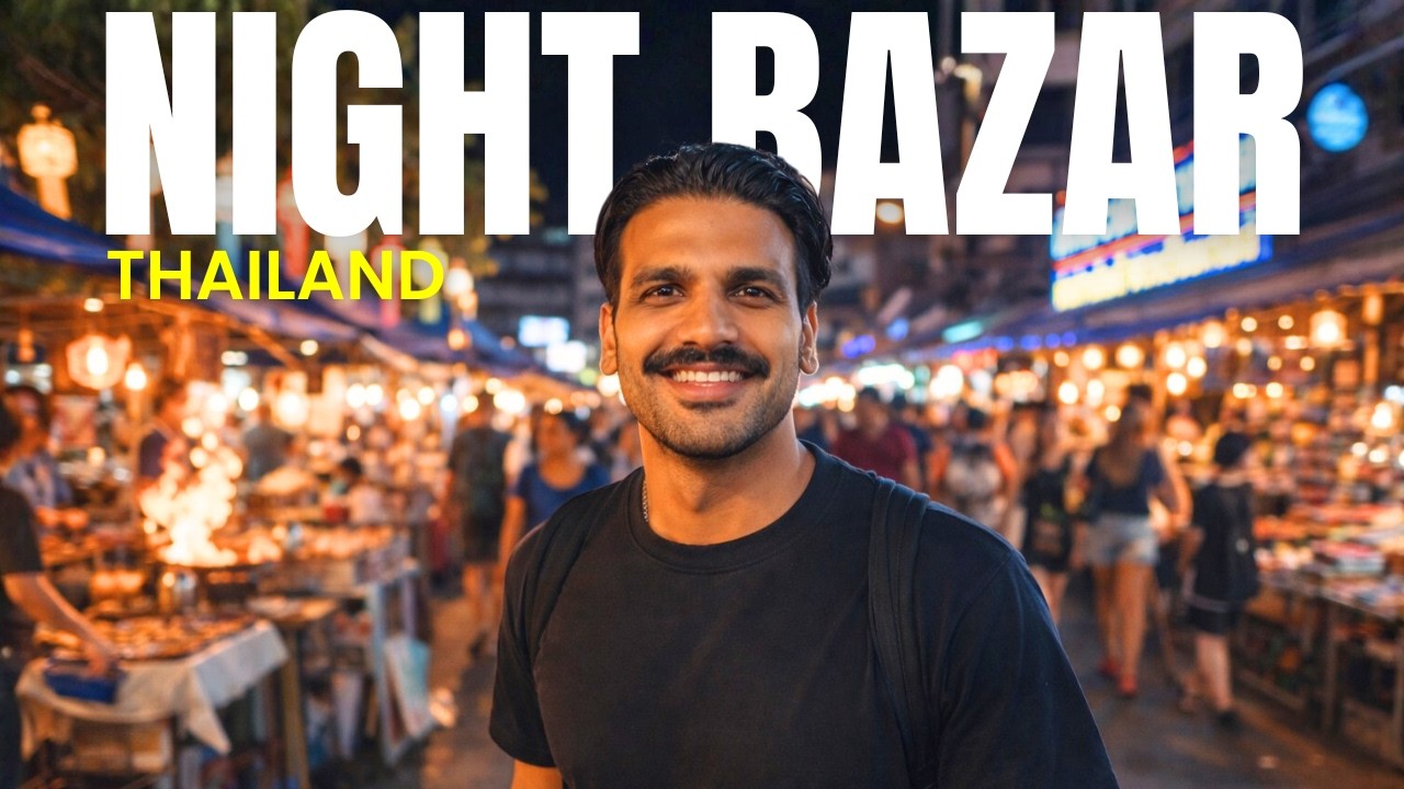 Walking Through Chiang Mai’s Night Bazaar 🇹🇭