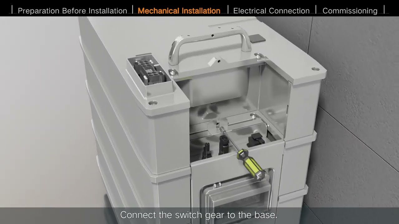 Installation Sungrow SBR battery