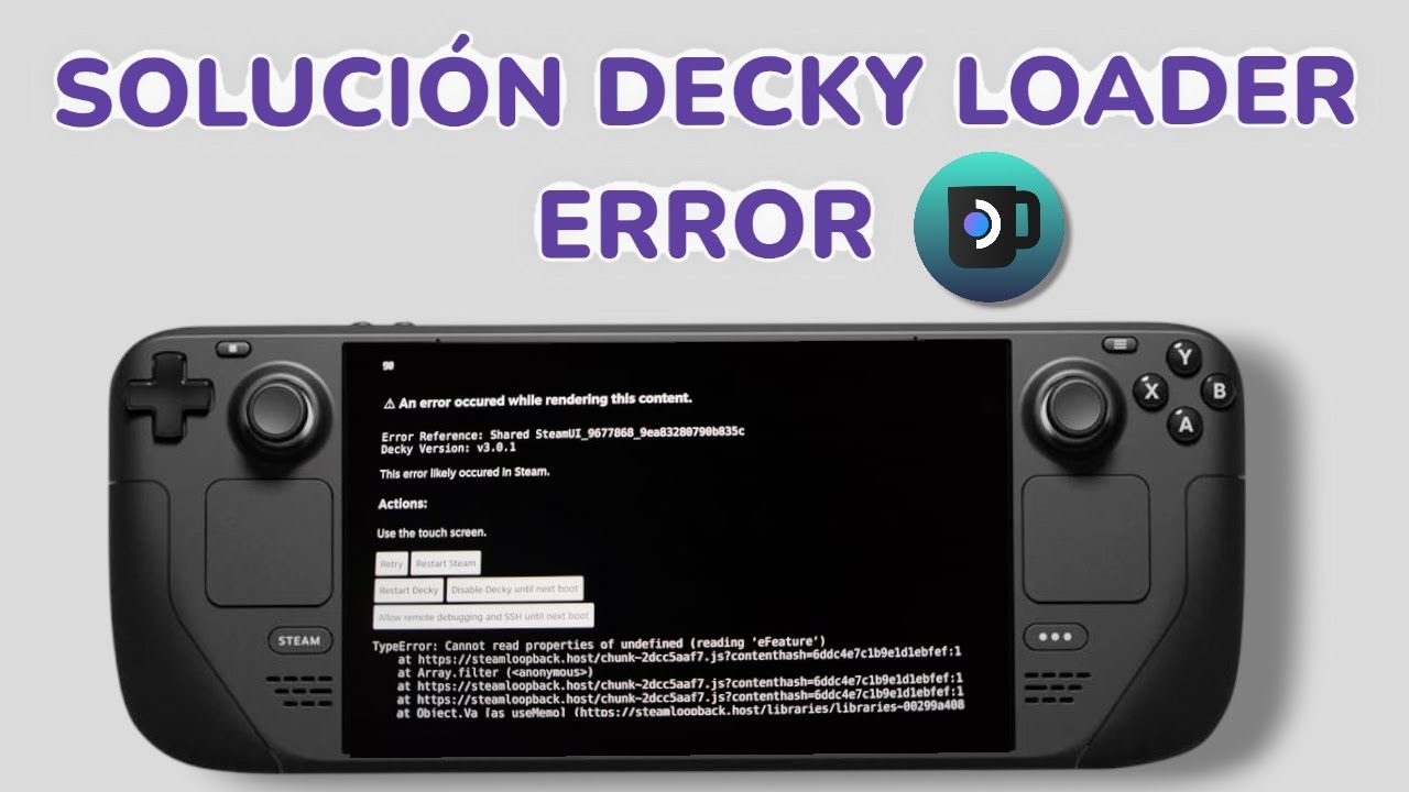 DEFINITIVE SOLUTION to the DECKY LOADER ERROR in SteamOS, Steam Deck, Legion GO, Asus ROG Ally 20...