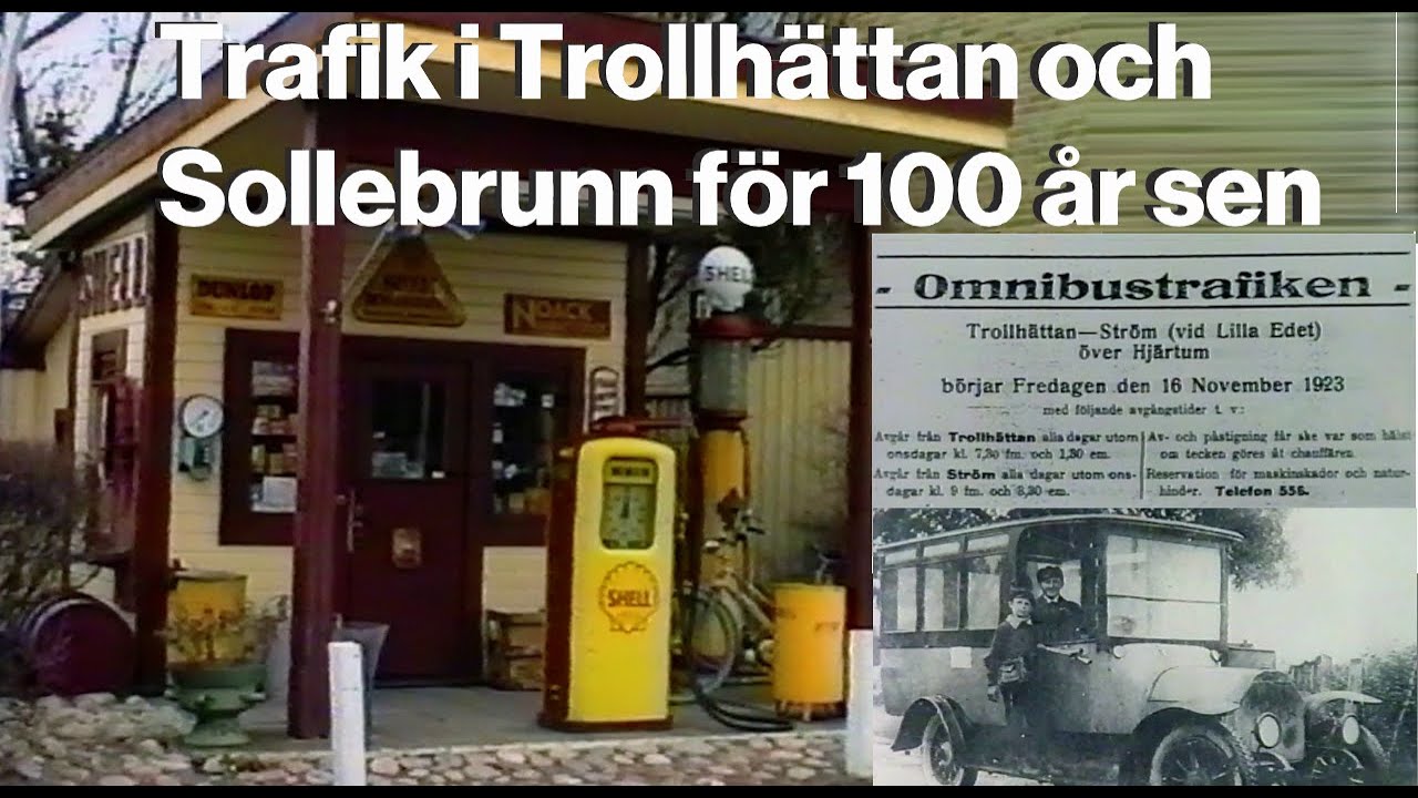 Puss - Trollhättans Första Bil & Bussar, Bensinmacken I Sollebrunn (Trollhättans Lokal-TV 1994)