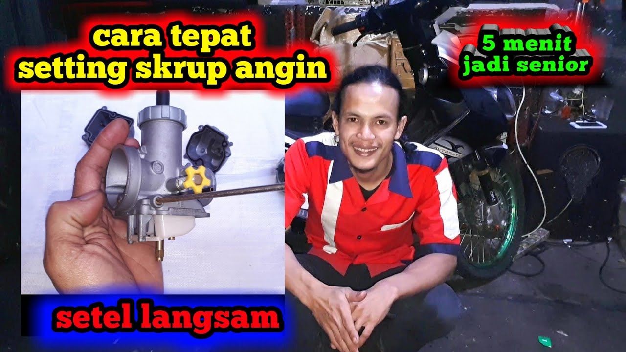 setting angin karburator !!! karbu vacum vs karbu konvensional !!! seting langsam