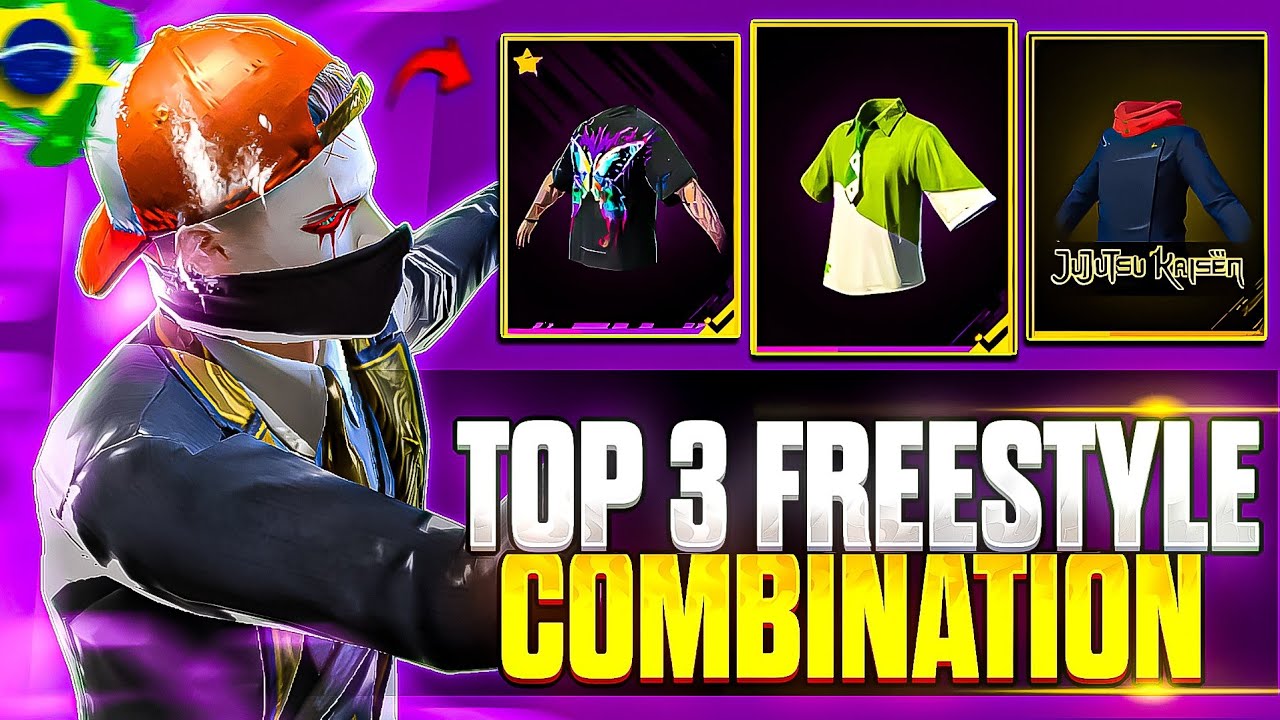 New 🤩 World's Best 🌍 Brazilian Free 🇧🇷 Dress Combinations in Free Fire | 🔥 NO TOP-UP DRESS COMBIN...