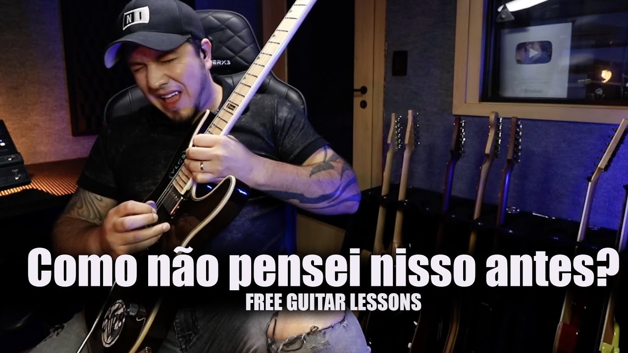Como não pensei nisso antes? - Solos Melódicos - Free Guitar lessons!