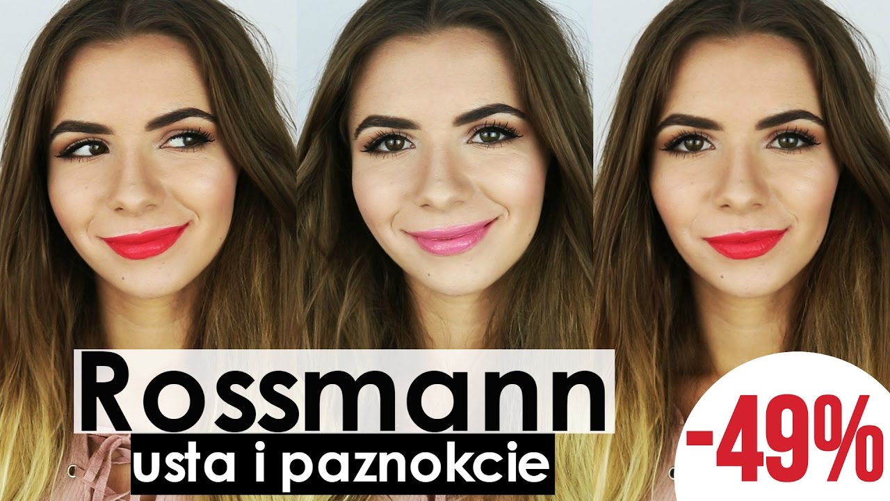 PROMOCJA -49% W ROSSMANNIE | Co warto kupić? | USTA I PAZNOKCIE | CheersMyHeels