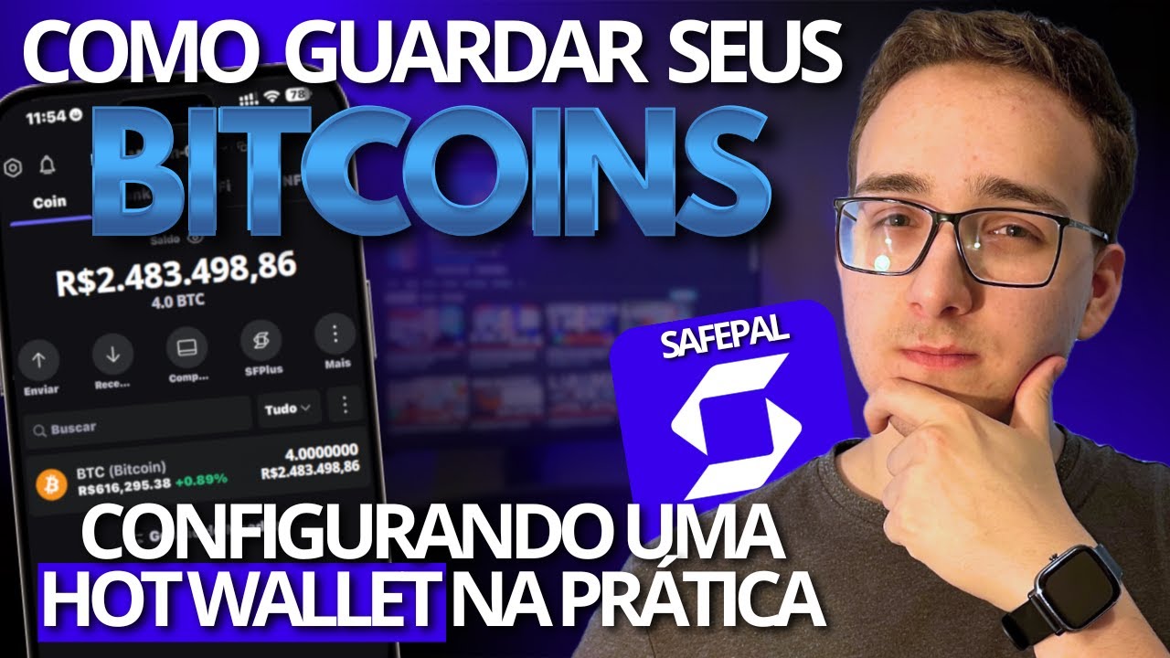 COMO GUARDAR BITCOINS DE FORMA SEGURA? | Configurando uma Carteira Virtual (Safepal) NA PRÁTICA