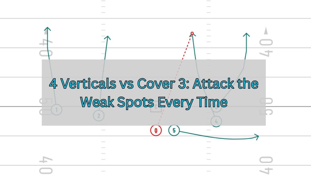 4 Verticals vs Cover 3: Attacking the Seams the Right Way