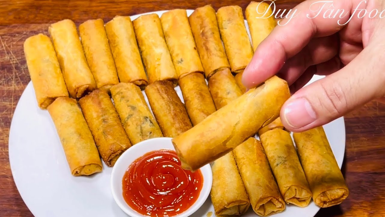 Chả Giò Chay cách trộn nhân thơm ngon ăn hoài không ngán