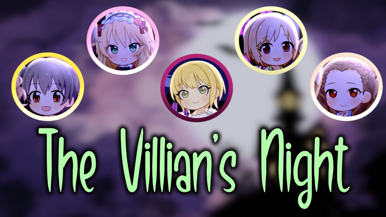 The Villain's Night | Game Version | COLOR CODED (ENG + ROM LYRICS) | iDOLM@STER Cinderella Girls