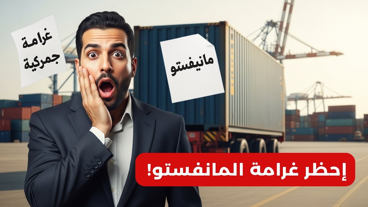 يعني إيه مانيفستو؟ غرامات المانيفستو في الجمارك | أسبابها وقيمتها وإزاى تتجنبها!
