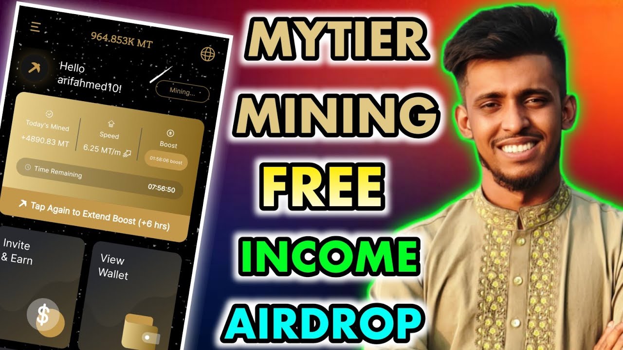Mytier Airdrop | MYTIER Mining APP | New Best Airdrop 2025 | Best Mining App 2025 | Free Earning