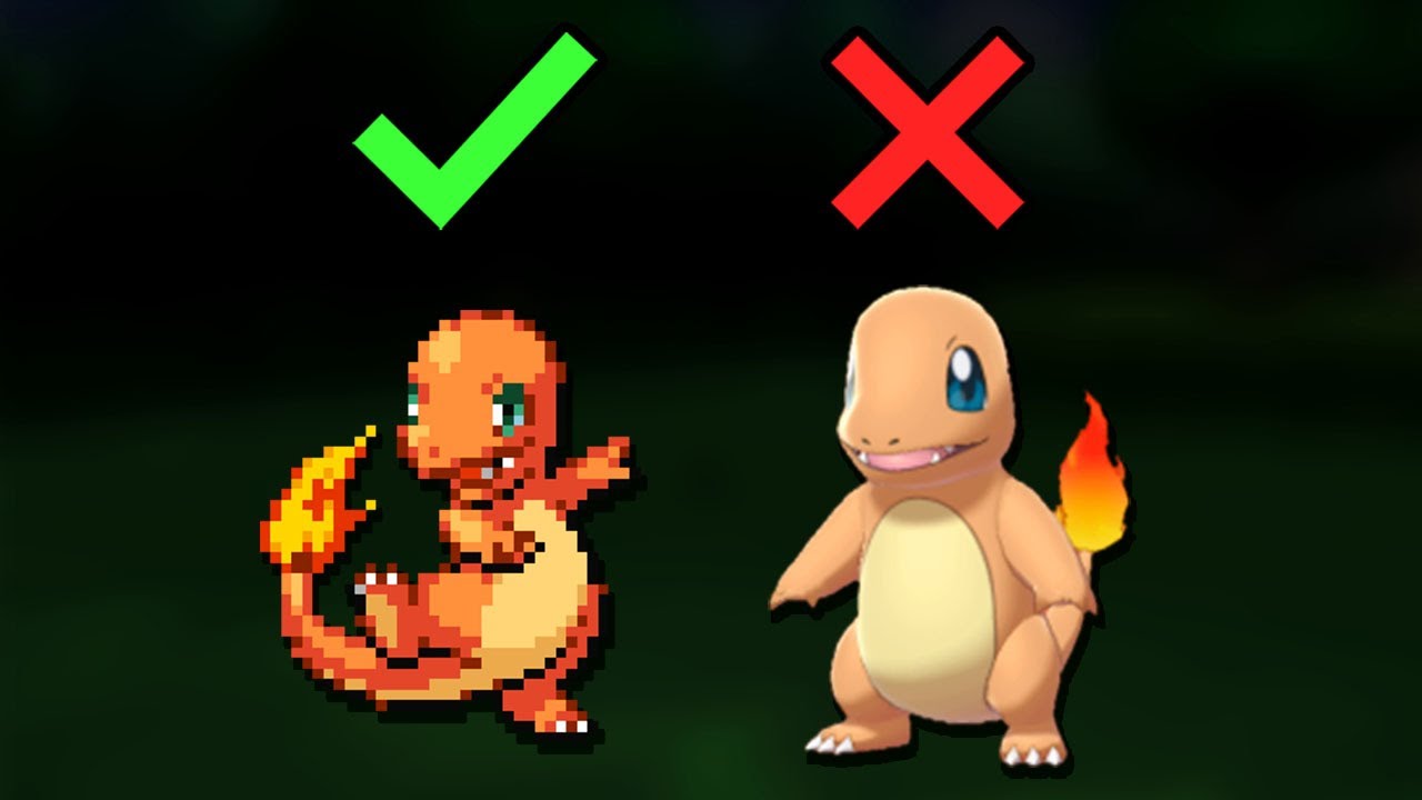 Are Pokemon Sprites Better than 3D Models?