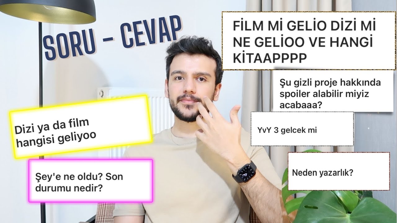 KİTABIM DİZİ/FİLM Mİ OLUYOR? | Soru-cevap