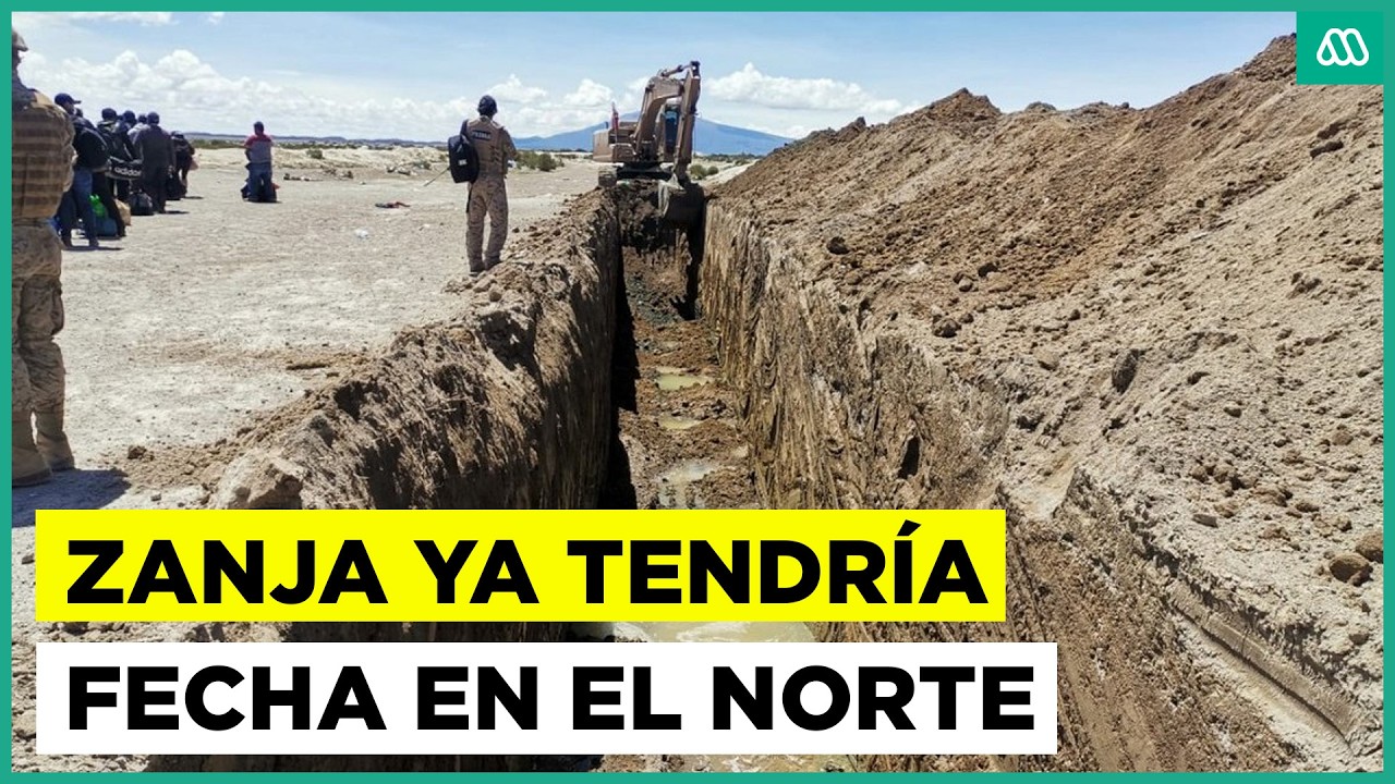 La zanja en el norte ya tendría fecha de construcción