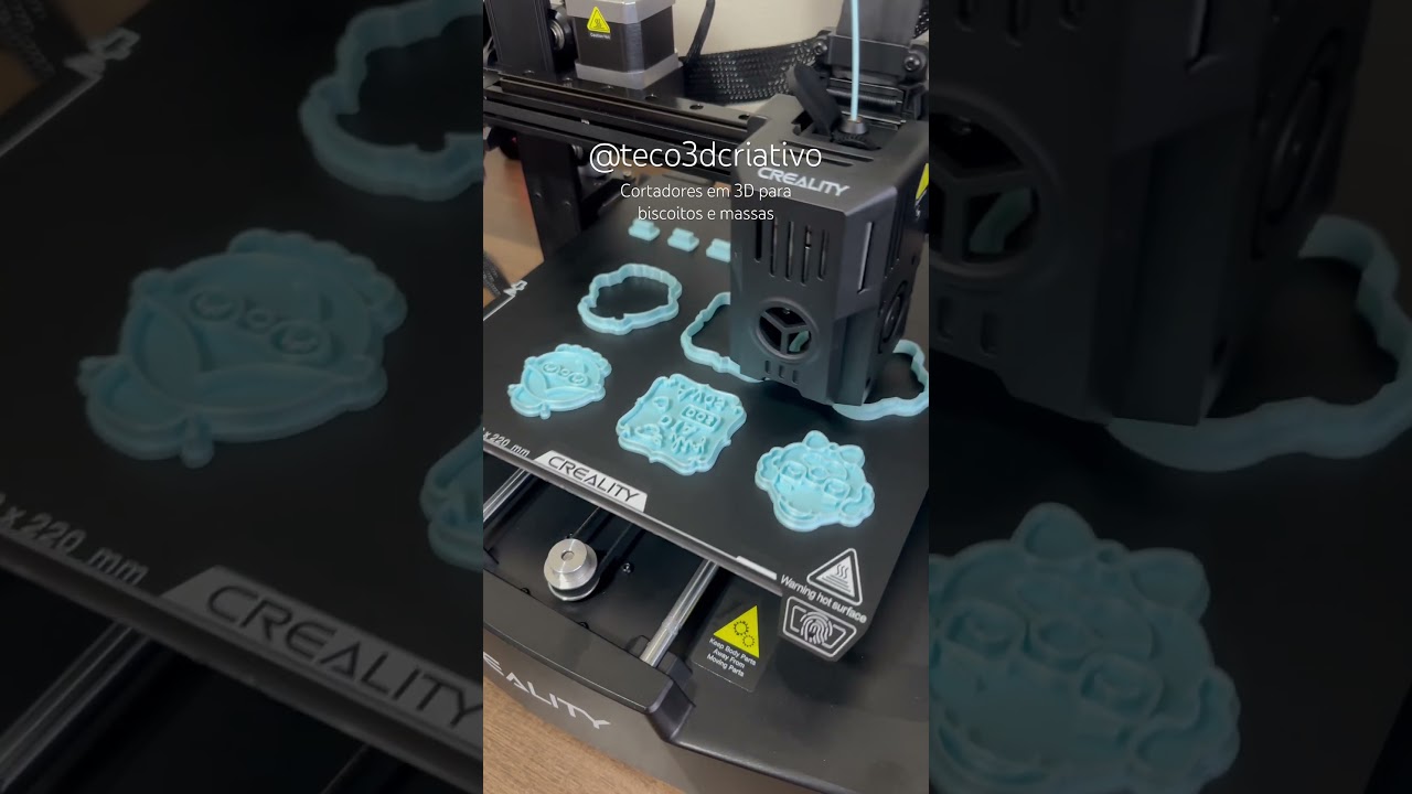 Cortadores 3D para biscoitos e massas ! #cortadoresdebiscoitos #biscoitosartesanais #3d