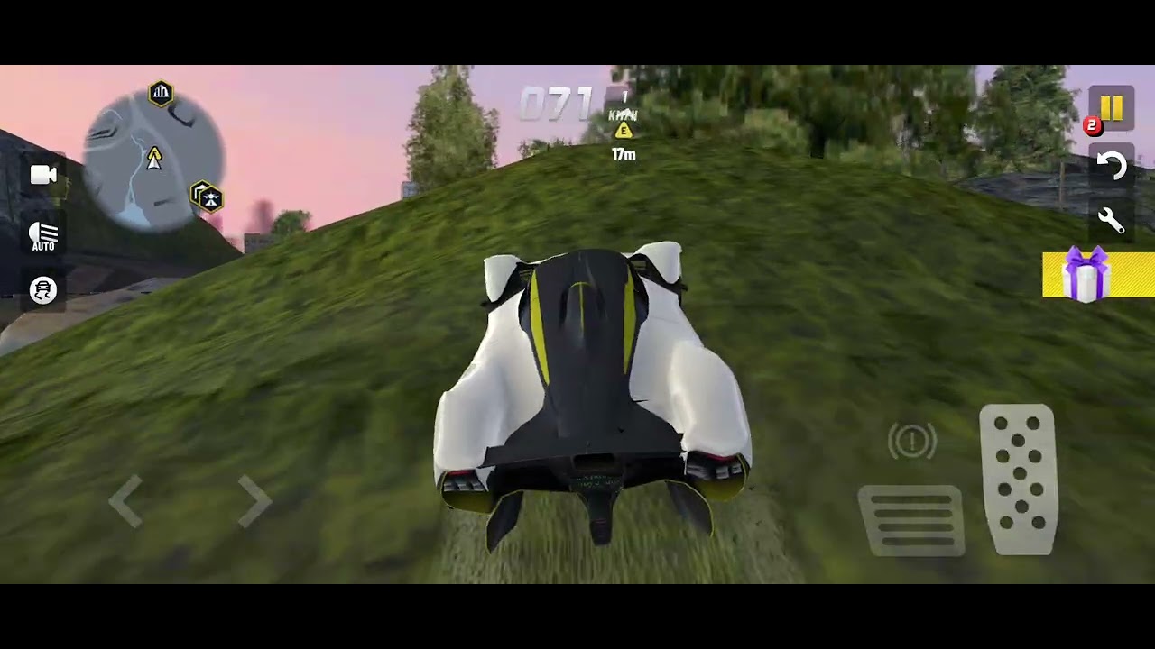 Mega Ramp Monster white Car Racing 3D - Extreme Car Stunts - Android Gameplay