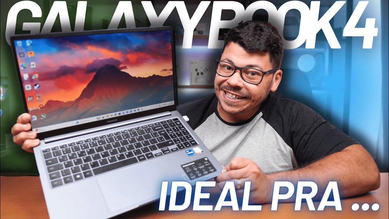 Samsung Galaxy Book 4, 16gb de Ram, Core i7 13&deg; Ger. 512gb NVMe, Intel&reg; Iris&reg; Xe TESTE COMPLETO!