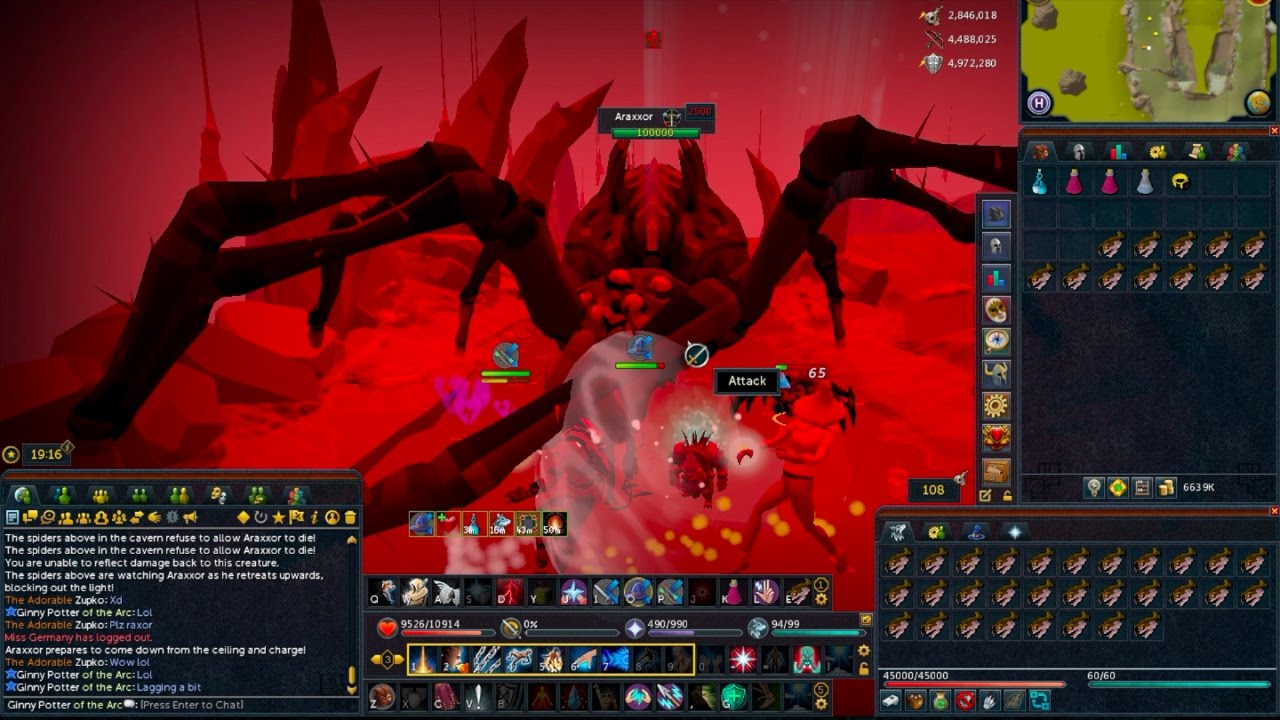 Looting 8 Araxxi's With T4 ring (Luck of the Dwarves) - Mage Version | Ginny Potter