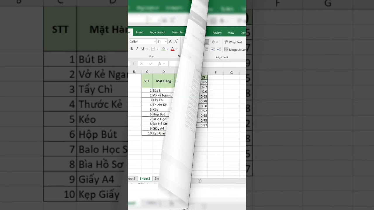 C&aacute;c tổ hợp ph&iacute;m tắt gi&uacute;p tiện lợi trong Excel #excel #exceltips #reels #daotaotinhoc #vnetmedia