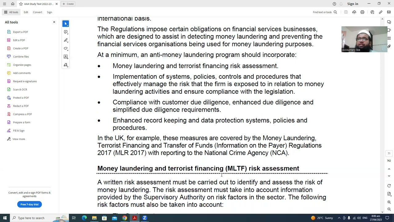 ACCA AAA Money Laundering