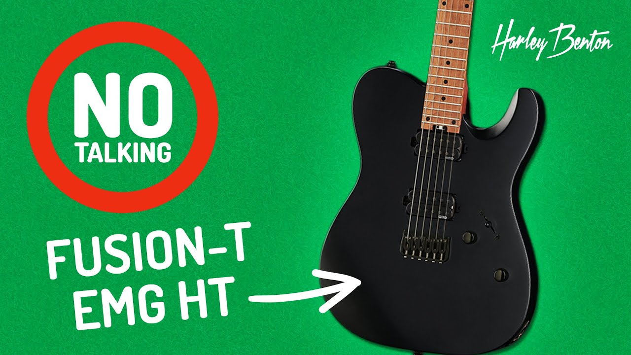 Harley Benton - No Talking - Fusion-T EMG HT Roasted SBK - Just Playing