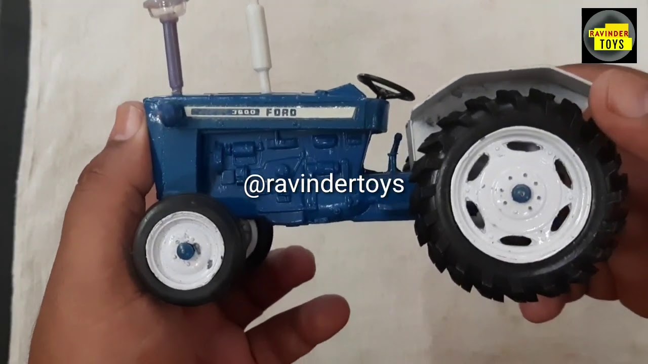 Original & Antique Ford 3600 Tractor Toy Model Unboxing - Collection #2 फोर्ड 3600 ट्रैक्टर - RT