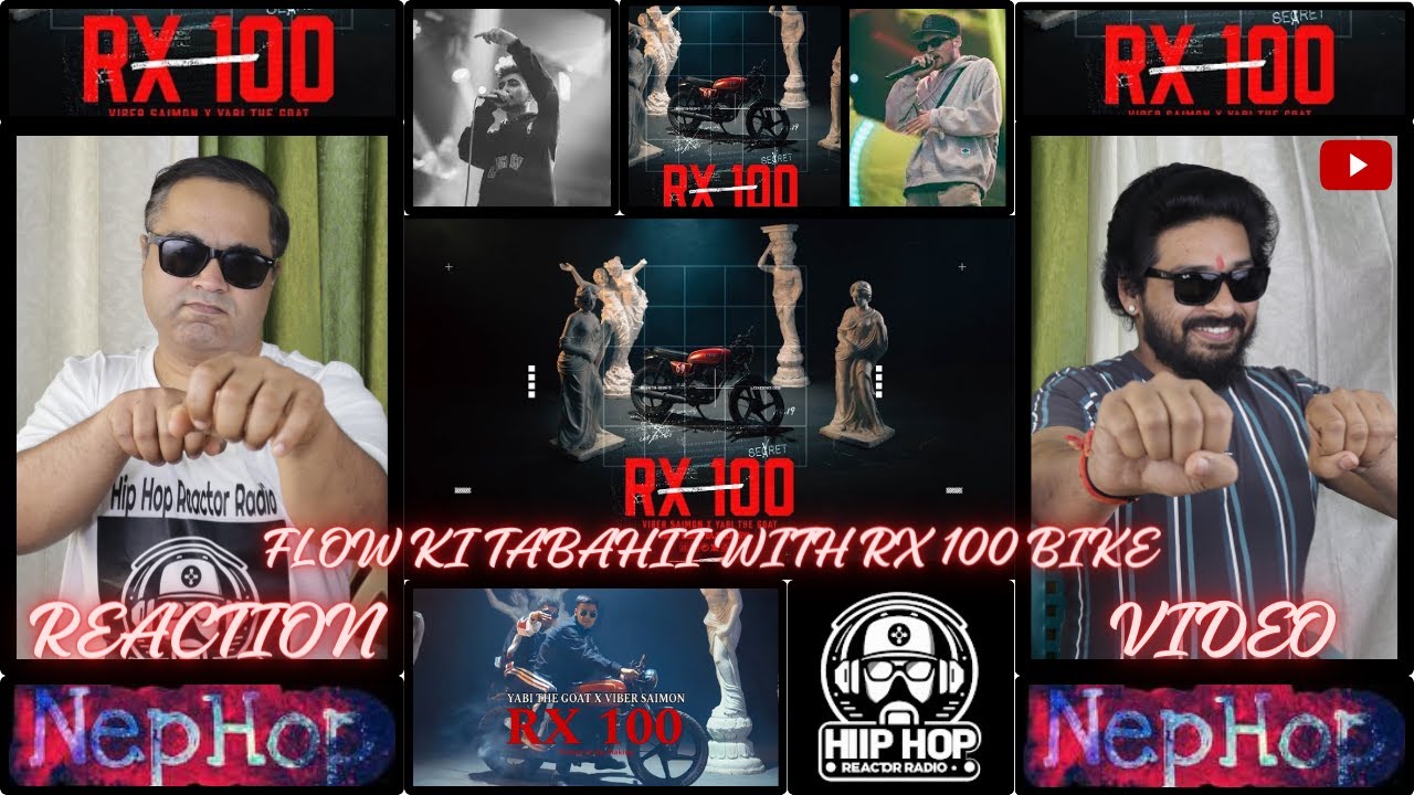 Nephop ki Gaddi | RX100 | VIBER SAIMON X YABI THE GOAT |  Reaction Video | #reactwithus #hiphop