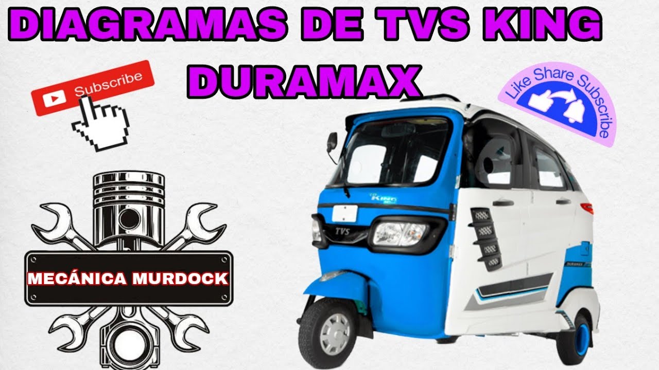 DIAGRAMAS COMPLETOS DE SISTEMA ELÉCTRICO DE TVS KING DURAMAX
