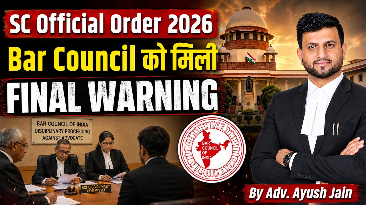 Bar Council of India Final Warning | Supreme Court Latest Order 2026 | Smart & Legal Guidance