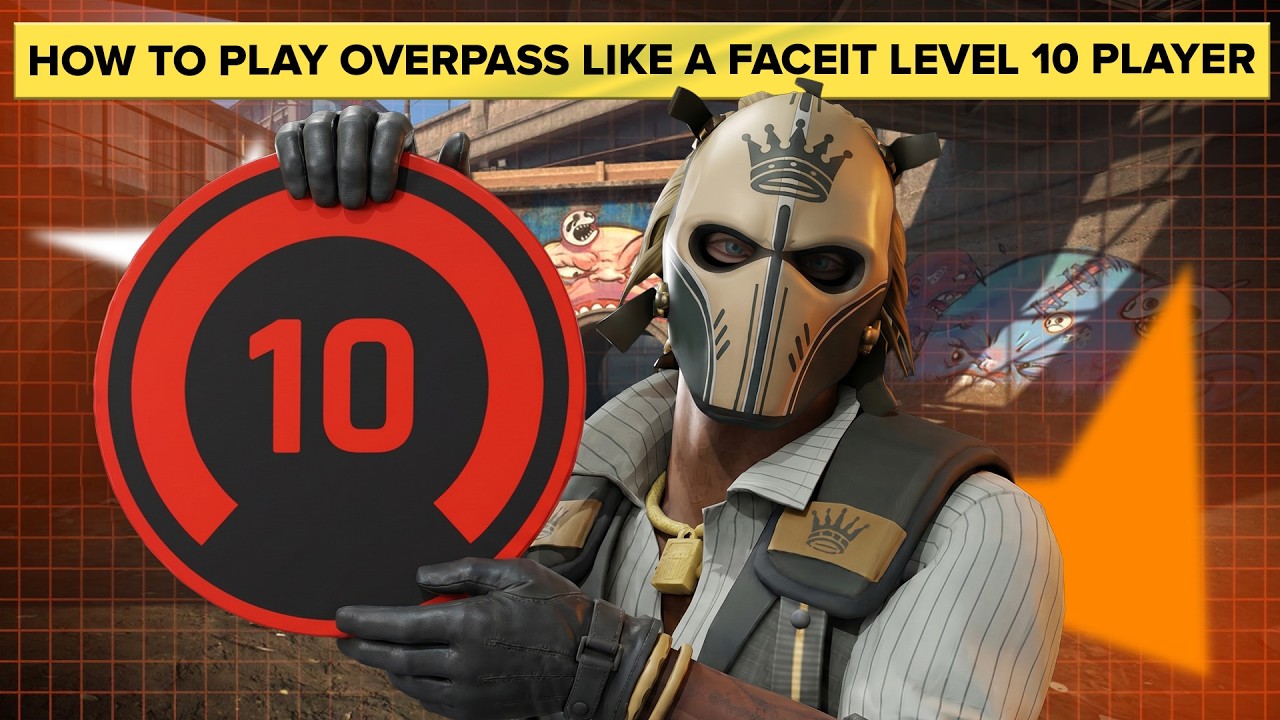 Как играть на Overpass как игрок 10 уровня Faceit &mdash; урок от CS2 тренера stYleEeZ