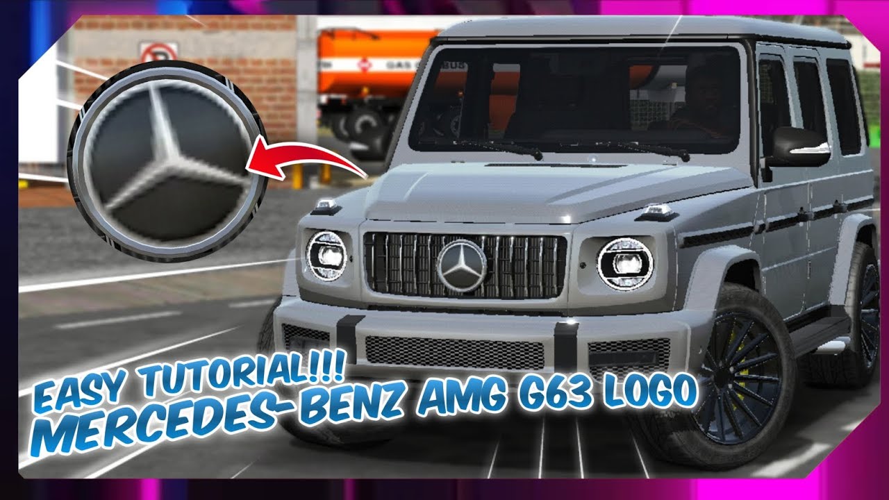 How To Make Mercedez-benz G63 Logo Design Tutorial Car Parking Multiplayer
