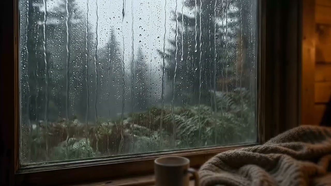 Window Rain Sounds for Rest and Sleep / Long Play (8 Hours)