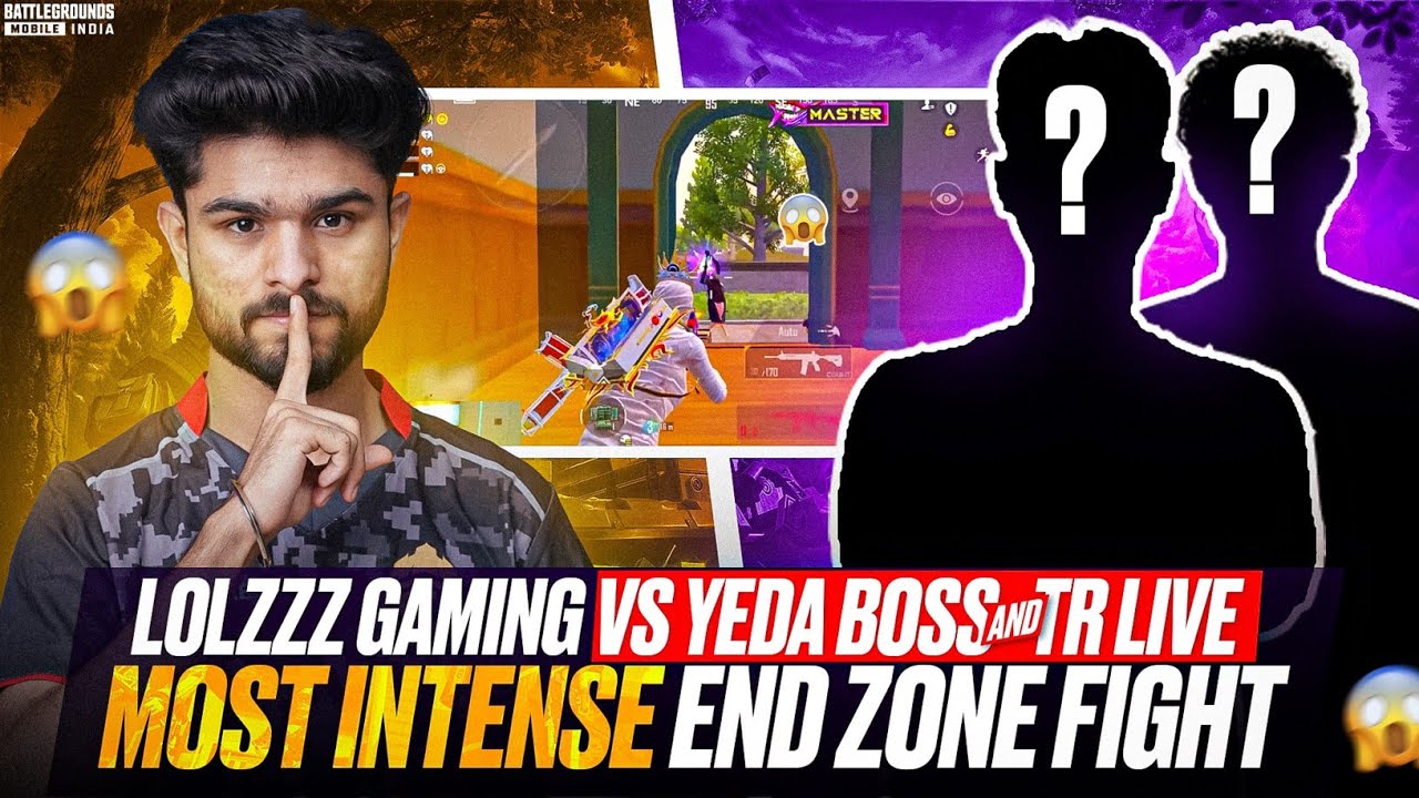 CAN I SURVIVE THIS INTENSE END ZONE AGAINST STREAMERS ? LoLzZz GAMING vs YEDA BOSS IS LIVE & TR LIVE